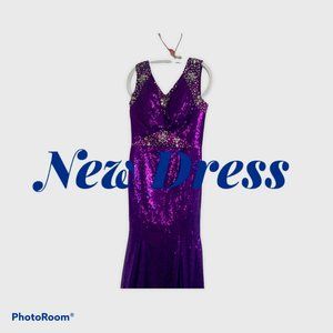 Royal Purple Gown